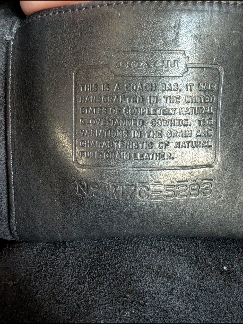 Vintage Coach Harrison Briefcase (Style #5283). - Picture 14 of 16